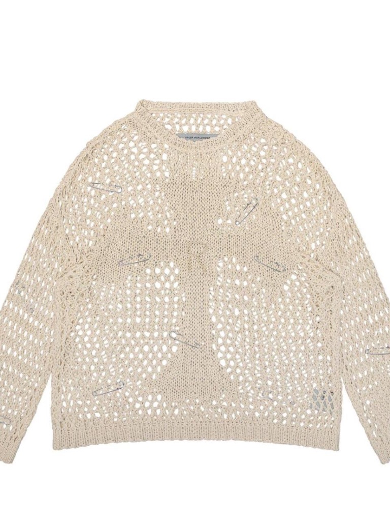 Racer Worldwide Cross Knit Sweater
